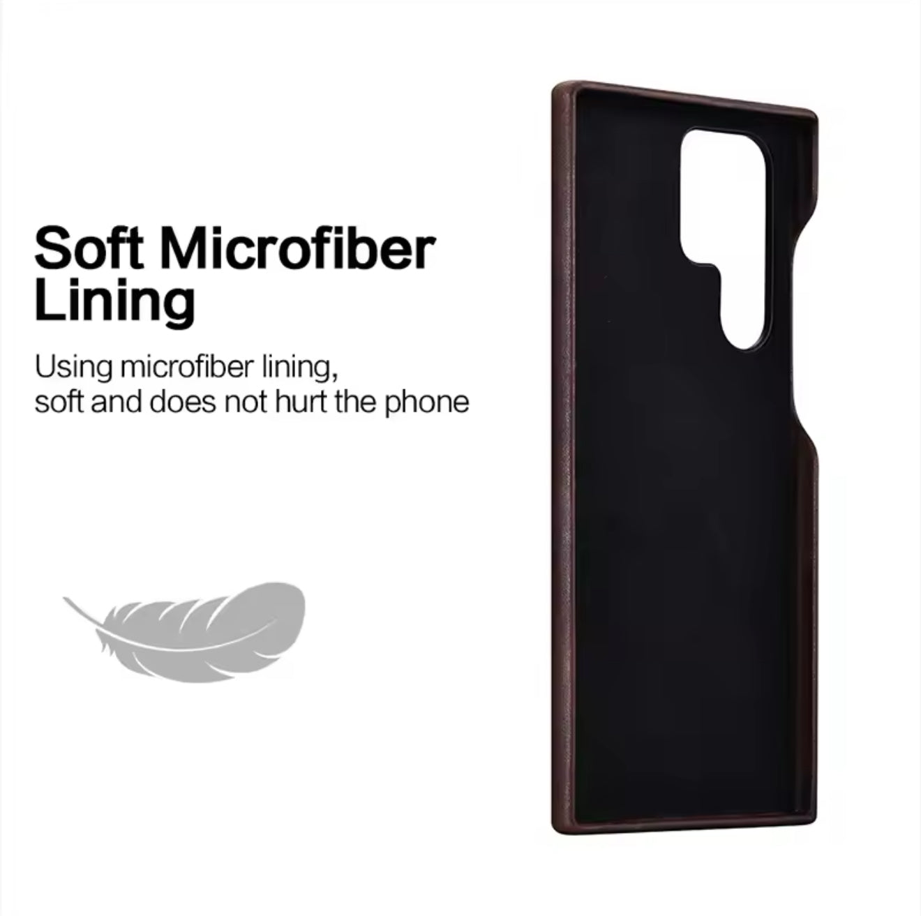 Samsung Galaxy S22 Ultra - Genuine Leather Case